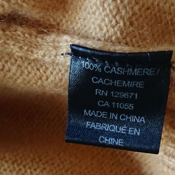 360 Cashmere Gracie Cashmere Sweater in Mustard size S - Picture 7 of 12